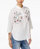 Velvet Heart Wynee Cotton Embroidered Shirt