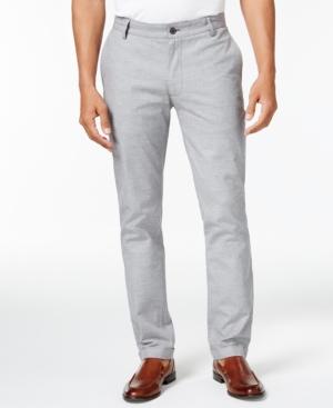 Vince Camuto Men's Slim-fit Check Cotton Pants
