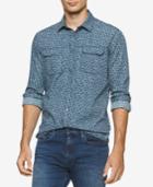 Calvin Klein Jeans Men's Oiled Rose Floral-print Shirt