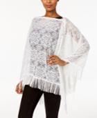 Inc International Concepts Lace Two-way Poncho, Only At Macy's