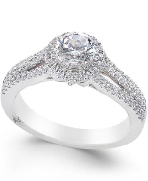 Marchesa Diamond Halo Ring (1 Ct. T.w.) In 18k White Gold