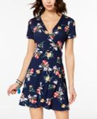 One Clothing Juniors' Side-tie Wrap Dress