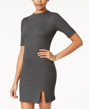 Teeze Me Juniors' Reversible Knit Slit Dress