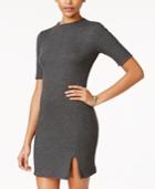 Teeze Me Juniors' Reversible Knit Slit Dress
