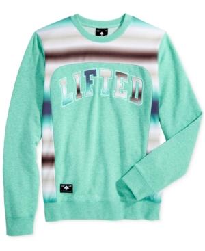 Lrg Men's Peoples Graphic-print Embroidered Applique Sweater