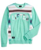 Lrg Men's Peoples Graphic-print Embroidered Applique Sweater