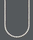 "belle De Mer Pearl Necklace, 30"" 14k Gold Aa+ Cultured Freshwater Pearl Strand (8-9mm)"