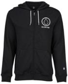 Volcom Men's Stray Dog Full-zip Graphic-print Logo Hoodie