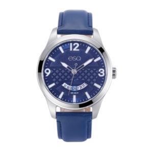 Men's Esq083 Stainless Steel Watch, Blue Dial, Date Window