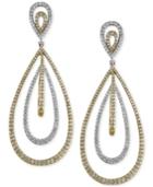 Duo By Effy Diamond Drop Earrings (2-1/10 Ct. T.w.) In 14k Gold