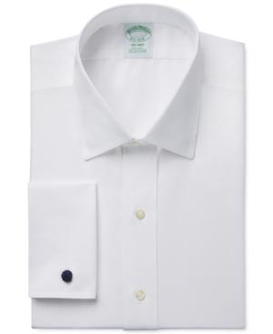Brooks Brothers Extra-slim Fit Non-iron White Solid French Cuff Dress Shirt