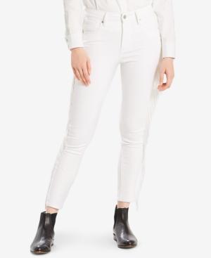 Levi's 721 Limited Fringe-trim Skinny Ankle Jeans, Created For Macy's