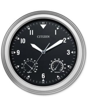 Citizen Outdoor Silver-tone Wall Clock