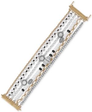 Lucky Brand Two-tone Multi-row Beaded Bracelet