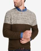 Weatherproof Vintage Men's Colorblocked Marled Sweater