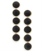I.n.c. Gold-tone Fabric Button Drop Earrings, Created For Macy's