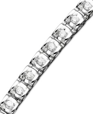 Diamond Bracelet, 14k White Gold Diamond (1 Ct. T.w.)