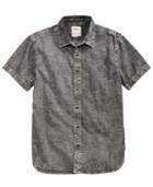 Levi's Men's Fench Textured Yarn-dyed Denim Shirt