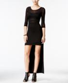 Material Girl Juniors' Illusion High-low Bodycon Dress, Only At Macy's