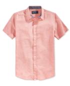 American Rag Men's Short Sleeve Linen Shirt, Only At Macy's