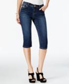 Inc International Concepts Regular-fit Cropped-leg Beautiful Wash Jeans, Only At Macy's