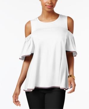 Cupio Cold-shoulder Top