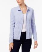 Alfred Dunner Chenille Cardigan