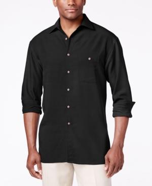 Campia Moda Men's Textured Long-sleeve Shirt