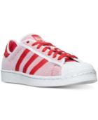 Adidas Men's Superstar Mono Casual Sneakers From Finish Line