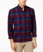 Ben Sherman Men's Slim-fit Plaid Flannel Shirt
