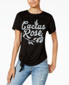 American Rag Juniors' Cotton Cactus Graphic T-shirt, Created For Macy's