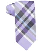 Alfani Spectrum Men's Sunset Large-plaid Slim Tie, Only At Macy's