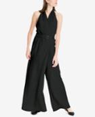 Max Studio London Belted Wide-leg Jumpsuit, Created For Macy's