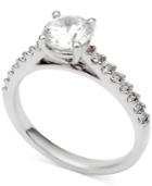 Diamond Engagement Ring (1-1/4 Ct. T.w.) In 14k White Gold