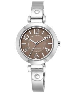 Nine West Women's Stainless Steel Bangle Bracelet Watch 32mm Nw/1889bnsb