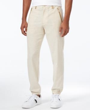 Sean John Men's Lightweight Linen Joggers, Created For Macy's