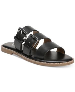 Franco Sarto Kasa Strappy Slip-on Flat Sandals Women's Shoes