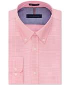 Tommy Hilfiger Men's Big And Tall Slim-fit Non-iron Check Dress Shirt