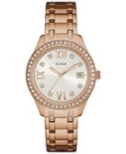 Guess Women's Waverly Rose Gold-tone Stainless Steel Bracelet Watch 38mm U0848l3