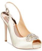 Badgley Mischka Adorn Evening Peep Toe Pumps Women's Shoes
