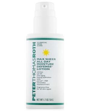 Peter Thomas Roth Max Sheer All Day Moisture Defense Lotion Spf 30, 1 Oz