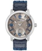 Timberland Men's Pembroke Blue Nylon Strap Watch 46mm Tbl15017js61