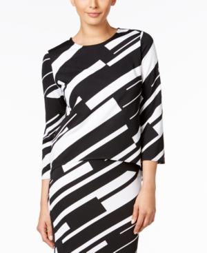 Grace Elements Striped High-low Top