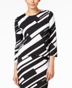 Grace Elements Striped High-low Top