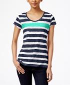 Style & Co. Striped Tee, Only At Macy's