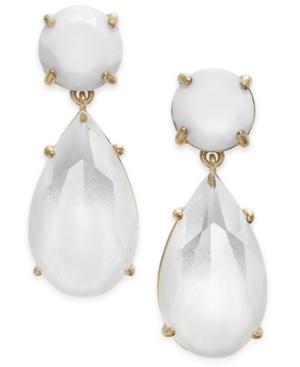 Kate Spade New York Gold-tone Colored Stone Drop Earrings