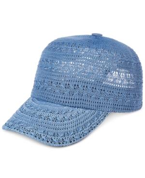 Inc International Concepts Crochet Packable Baseball Cap, Only At Macy's