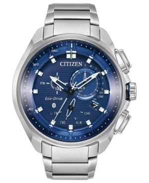 Citizen Eco-drive Men's Chronograph Proximity Stainless Steel Bracelet Watch 46mm