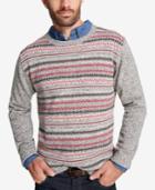 Weatherproof Vintage Men's Fair Isle Sweater