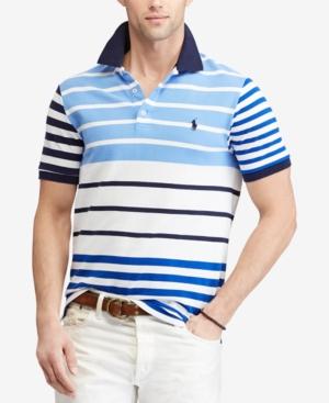 Polo Ralph Lauren Men's Striped Classic Fit Pique Polo